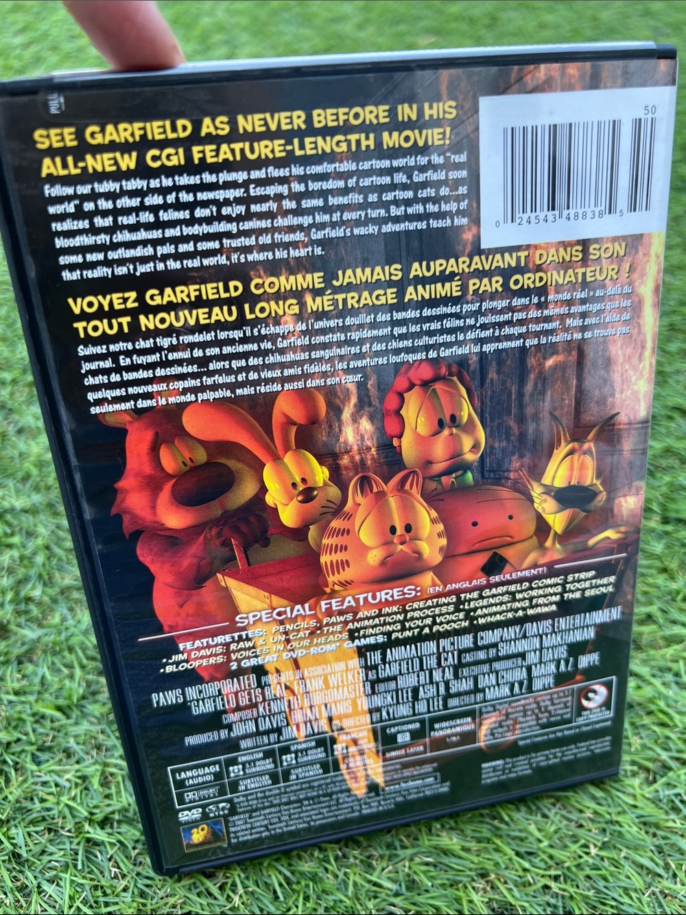 📀 3/$25 📀 VINTAGE DVD Garfield gets Real 2007 LIKE NEW STICKER SEALED!! - Picture 3 of 9